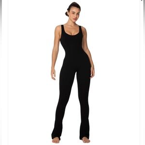 NEW SUNZEL Sleeveless Flared Leg Jumpsuit